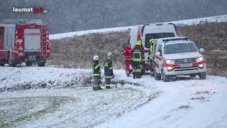 Personenrettung nach schwerem Forstunfall in Gunskirchen [upl. by Marena]