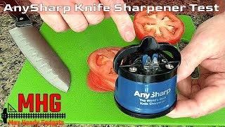 AnySharp Knife Sharpener Test [upl. by Gerk18]