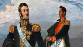 Bolívar y San Martín [upl. by Ahsakal]