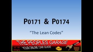 How to Diagnose Codes P0171 amp P0174  Lean Bank 1 amp 2 [upl. by Niamjneb]