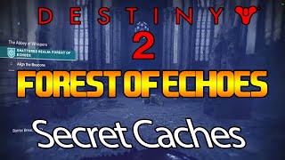 Forest of Echoes  ALL 3 SECRET DATA CACHES  Shattered Realm Destiny2 [upl. by Etteoj]