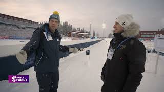 Inside the Ostersund biathlon stadium  Sporta Studija [upl. by Uahc]