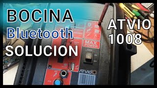 ✅ Bocina ATVIO 1008 Bluetooth recargable dejo de cargar 🎼 🔊 [upl. by Ahsael]