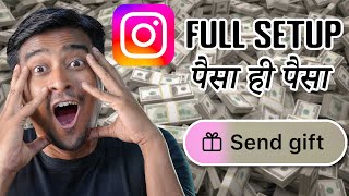 Instagram Monetization Gift Setup  Setup gifts on reels  instagram monetization  reels gifts [upl. by Treiber]