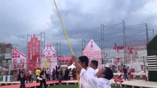 Voladores de Papantla en Rusia [upl. by Alahc]