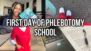 First Day of Phlebotomy Class  Jamiah Davis [upl. by Anibas]