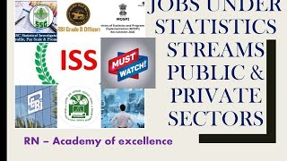 jobs under statistics stream  what to do after BSc statistics  jobs after BSc statistics [upl. by Eph]