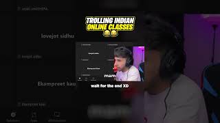 Trolling Indian Zoom Classes😂  shorts YoutubeShorts [upl. by Taffy339]