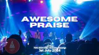 Awesome Praise  Praise extravaganza with COZA City Music  COZA7DG2024 01072024 [upl. by Enilemme821]