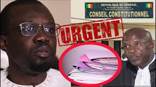 Direct La liste des candidats au Conseil Constitutionnel publiée le Dossier de Sonko sur la table [upl. by Nanor]