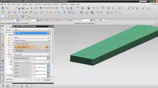 NX Advanced Simulation  Simple Beam with Shell Elements [upl. by Suvart]