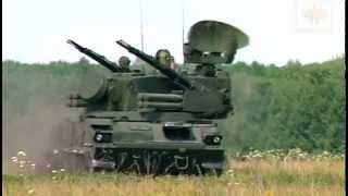 2K22 Tunguska surfacetoair gun and missile system [upl. by Iot]