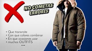 PARKA → Como combinar y vestirlas  muchos OUTFITS para hombre [upl. by Aural]