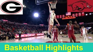 Arkansas vs Georgia Basketball Game Highlights Jan 10 2024 [upl. by Bickart]