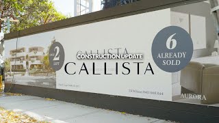 Callista Rose Bay  Major Construction Milestone November 2023 [upl. by Roper]