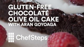 GlutenFree Chocolate Olive Oil Cake from Canelle et Vanille’s Aran Goyoaga [upl. by Eirhtug801]