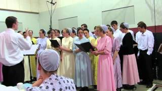 Mennonite Youth Singing at a Wedding Reception [upl. by Warp]