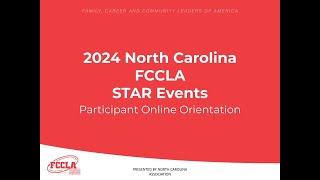 2024 NC FCCLA Online Orientation [upl. by Iroak]