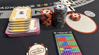 255000  Blackjack Biggest Wins of 2021  NeverSplit10s [upl. by Cristie]