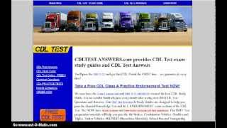 Free CDL Practice Test Online CDL Practice Test [upl. by Nerag567]