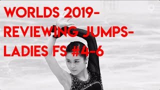 Worlds 2019 Jumps Rescoring Pt 2 Tursynbaeva Sakamoto Miyahara [upl. by Nosyla]