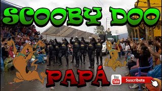 policia bailando scooby doo papá  corso de carnaval 2018  turismo cajamarca [upl. by Anaicilef]