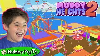 Muddy Heights 2 Drop The Kids Off At The Theme Park HobbyPigTV [upl. by Melena]