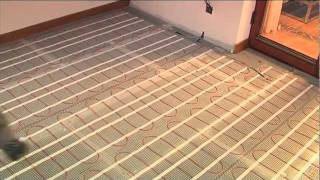 ECOFLOOR Underfloor Heating Mat Installation [upl. by Butcher]