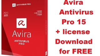 How to install Avira Antivirus Pro 15  key license free download [upl. by Tracee]