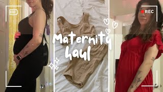 Maternity Try on Haul  SHEIN [upl. by Adnohr]