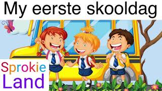 My eerste skooldag  My nuwe skooljaar  luisterstorie  graad 1 storie  boetie en sussie storie [upl. by Klenk]