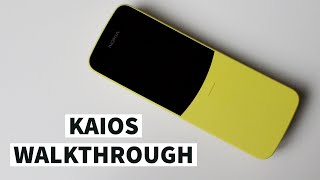 KaiOS Walkthrough  In Depth Look at Nokia 8110 with KaiOS [upl. by Esilahc549]