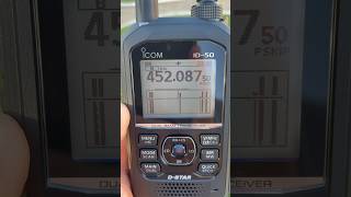 Icom ID50A Waterfall Display radio amateurradio hamradio [upl. by Karla403]