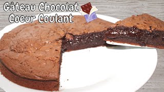 Gâteau Au Chocolat Au Coeur Coulant  gâteau facile et rapide [upl. by Nnayelhsa]