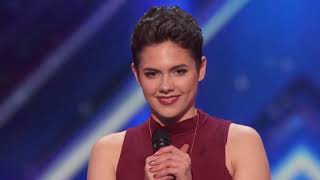 Calysta Bevier  Golden Buzzer Audition [upl. by Lehacim]