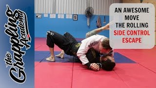 An AWESOME MOVE  The Rolling Side Control Escape [upl. by Ylil]