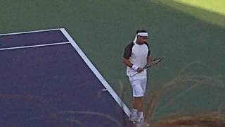 Marcos Baghdatis vs Tommy Robredo BNP PARIBAS OPEN [upl. by Ygief]