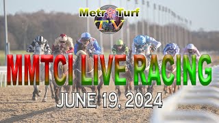 19 June 2024  Philippines Horse Racing Live  Metro Manila Turf Club Inc [upl. by Robena]