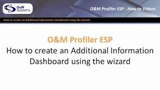 OampM Profiler ESP  How To  General  How to create an AI dashboard using the AI wizard [upl. by Repip838]