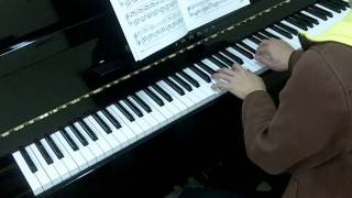 Bastien Piano Basics Level 4 Performance No1 Pink Clouds P2 [upl. by Sucramraj]