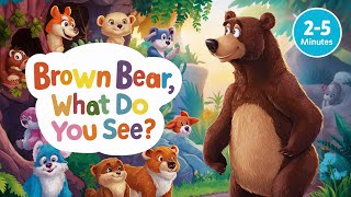 Brown Bear What Do You See English Story for Kids [upl. by Ahsiekyt33]