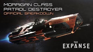 The Expanse Morrigan Class Patrol Destroyer  Official Breakdown [upl. by Lefton]