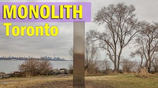 Torontos Monolith that popped up on New Years Eve removed by City of Toronto but a second remains [upl. by Gitt]