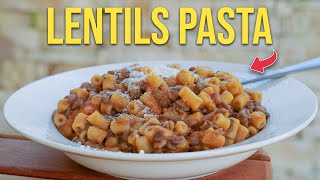 How to Make LENTILS PASTA Like an Italian  Vincenzos Plate [upl. by Salamanca]