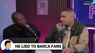 REACTION KevinPrince Boateng I had to lie that Messi was the Best player with Rio Ferdinand [upl. by Zolner]