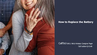 CallToU SW11 Easy Guide Replace the Battery Watech Caregiver Pager [upl. by Idnib]