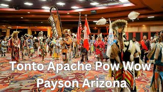 Warm night at Payson Arizonas indoor Pow Wow [upl. by Enilrae]