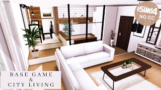 Apartment Renovation  Basegame amp City Living  No CC  1310 Chic Street  Sims 4 Stop Motion [upl. by Kella613]