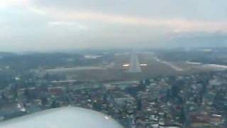 Katana DA20  Landing in Klagenfurt  Runway 10L [upl. by Killen590]