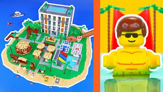 I built a LEGO PRIVATE ISLAND [upl. by Binky45]